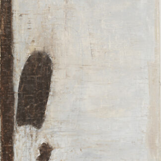 Eugene Brodsky, "Untitled (Brown)," oil, linen on panel