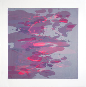 Liz Dexheimer, "Nocturnal III," monotype