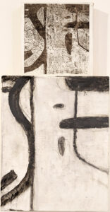 Eugene Brodsky, "SP 10 (For RD)," mixed media on linen and silk