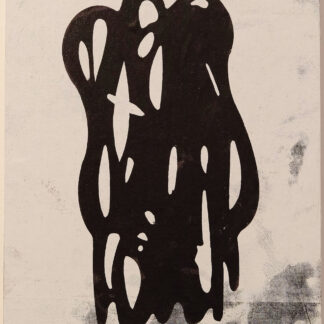 Eugene Brodsky, "Lineup 3/9," silkscreen, ink on rice paper