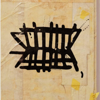 Eugene Brodsky, "Lineup 6/9," silkscreen, ink on rice paper
