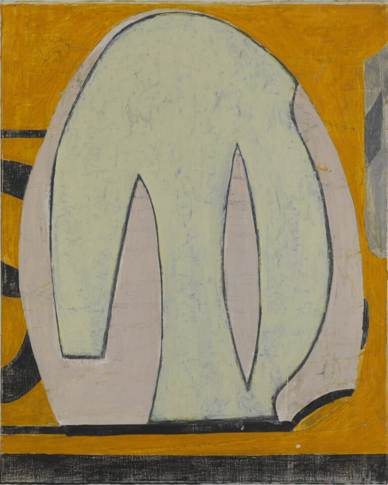 Eugene Brodsky, "KM (Close Up)," oil, graphite, linen on panel