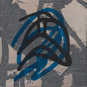 Eugene Brodsky, "Front/Back #2," oil, linen on panel