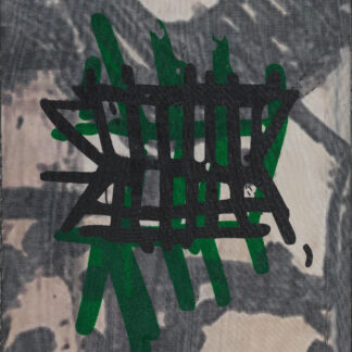 Eugene Brodsky, "Front/Back #8," oil, linen on panel