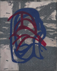 Eugene Brodsky, "Front/Back #10," oil, linen on panel