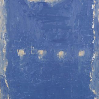 Eugene Brodsky, "Blips (Oil)," ink, silk on panel