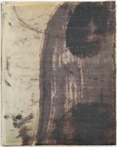 Eugene Brodsky, "Close Up (Source)," ink, silk on panel