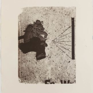 Eugene Brodsky, "Elephant," silkscreen on paper