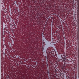 Eugene Brodsky, "Elbow," oil on canvas, silkscreen ink on plastic