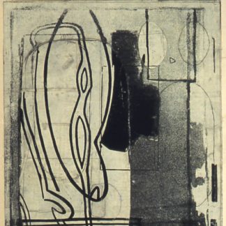 Eugene Brodsky, "The Princess," silkscreen ink, silk on panel