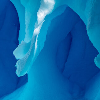 Vicky Stromee, "Blue Ice Caves 15," digital capture