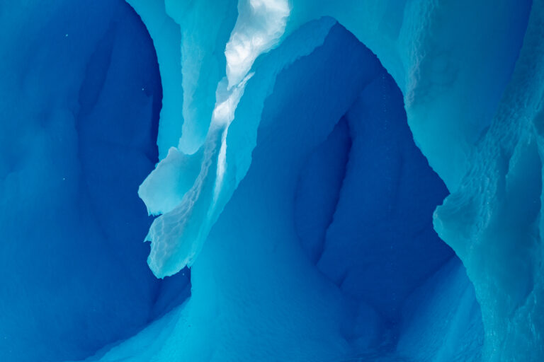 Vicky Stromee, "Blue Ice Caves 15," digital capture