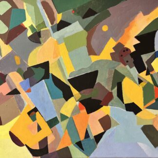 Vittorio Masoni, "Picnic," acrylic on canvas