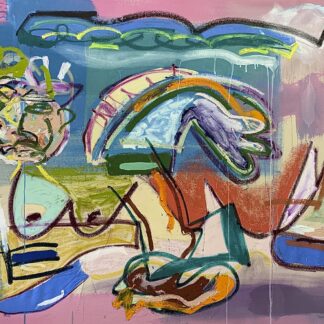Marcos Anziani, "Vida del Mar," acrylic, oil on canvas