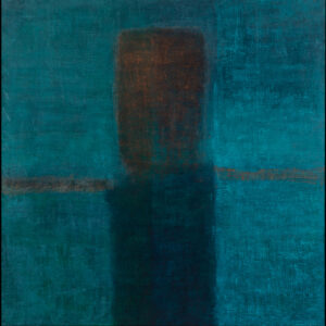 Louise Crandell, "hold up my arms," oil, wax on linen