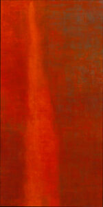 Louise Crandell, "come out, come out," oil, wax on linen