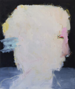 Barbara Leiner, “Blue Earrings,” oil on canvas