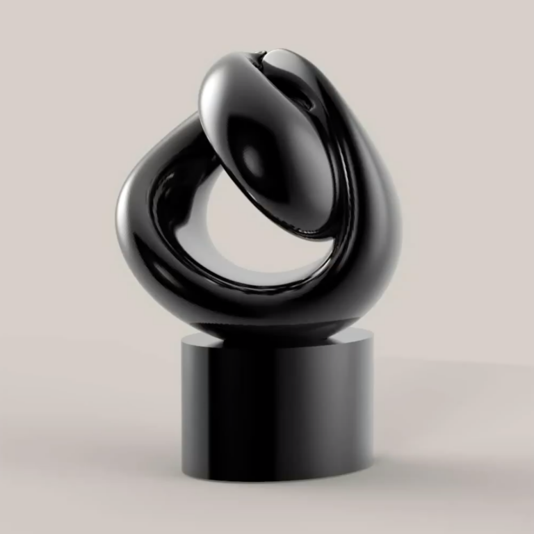 Santiago Lozano, "Stop Being So Clingy," Unique Bronze cast, marble base