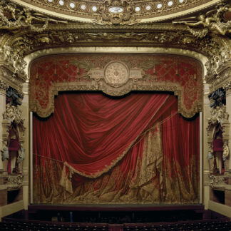 David Leventi, "Curtain, Palais Garnier, Paris, France, 2009," photography