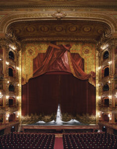 David Leventi, "Curtain, Teatro Colon, Buenos Aires, Argentina, 2010," photography