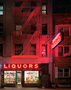 David Leventi, "Golden Rule Wine & Liquor Store, 457 Hudson Street, West Village, New York," photography