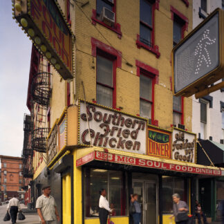 David Leventi, "M&G Diner, 383 West 125th Street, Harlem, New York," photography