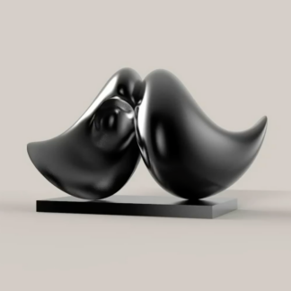 Santiago Lozano, "I am Tired Too," bronze with marble base