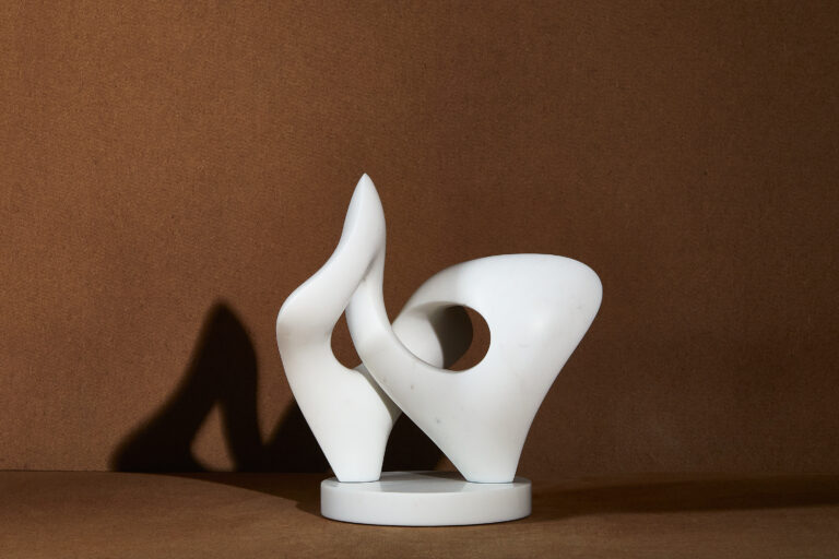 Richard Erdman, "Continuum," carrara marble