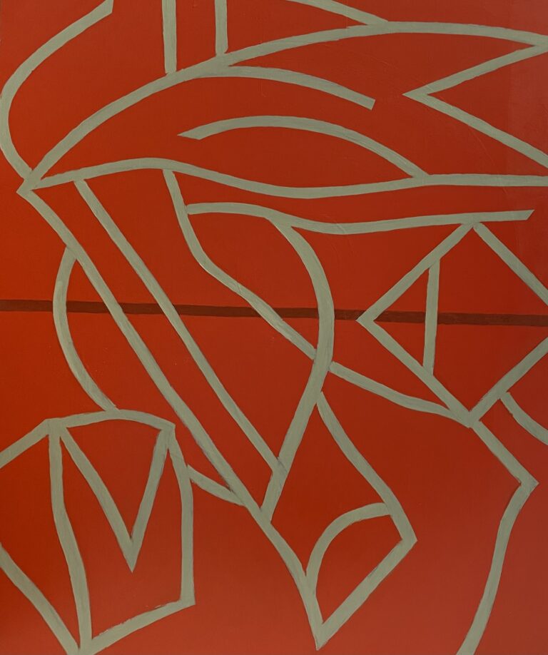 John Havens Thornton, "Arrival," oil paint on canvas