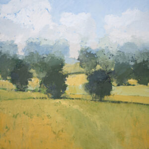 Paul Balmer, "Meadows," oil on panel