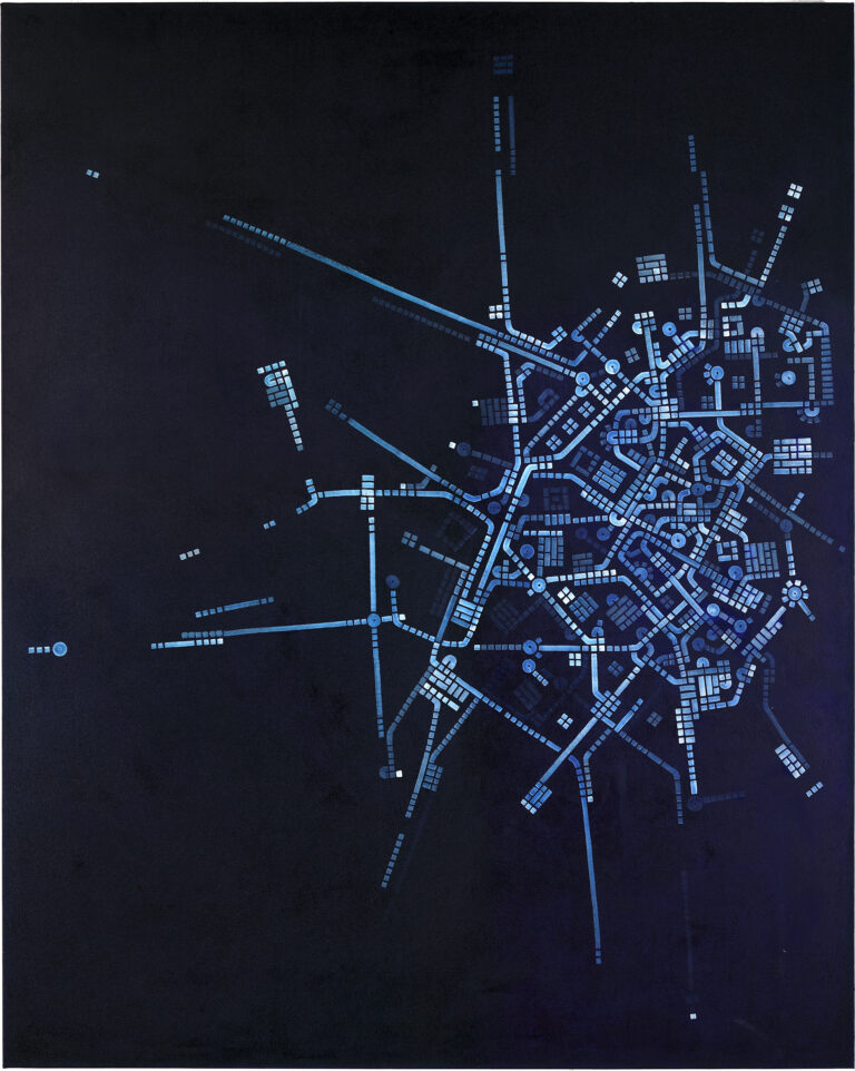 Paul Michael Graves, "Fig. CLIV," oil on canvas