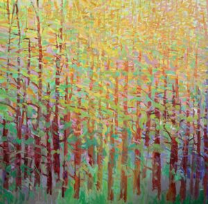 Ira Barkoff, "Forest Series Breeze," oil on canvas