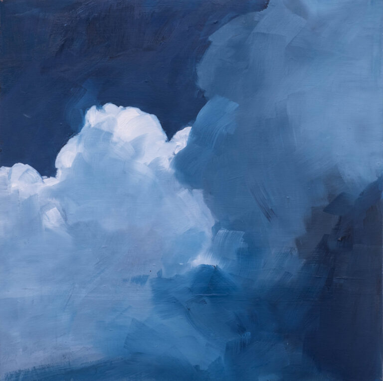 Joy Moser, "Night Cloud 33 ," oil on wood panel