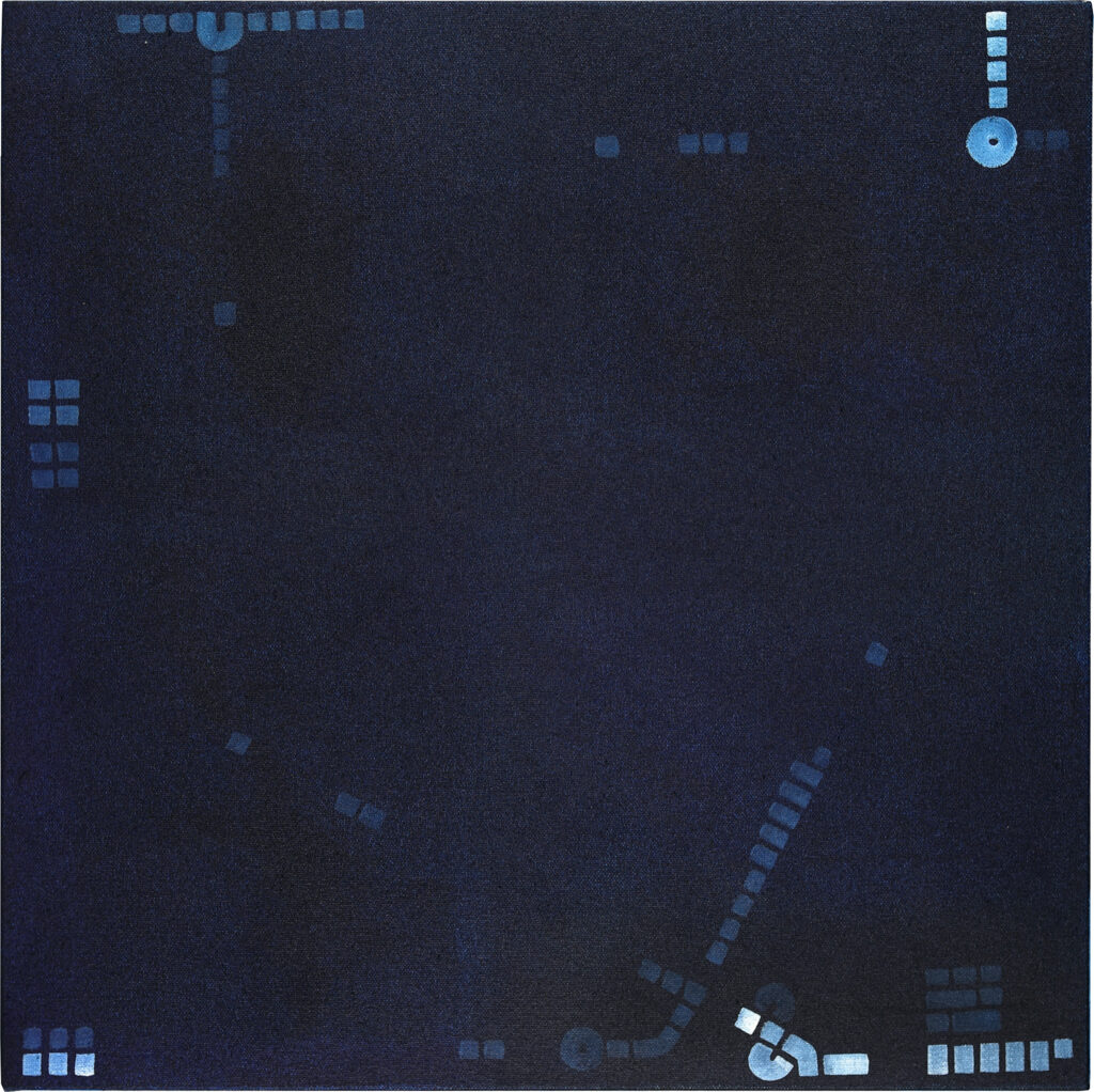 Paul Michael Graves, "Fig. CLXVII," oil on canvas