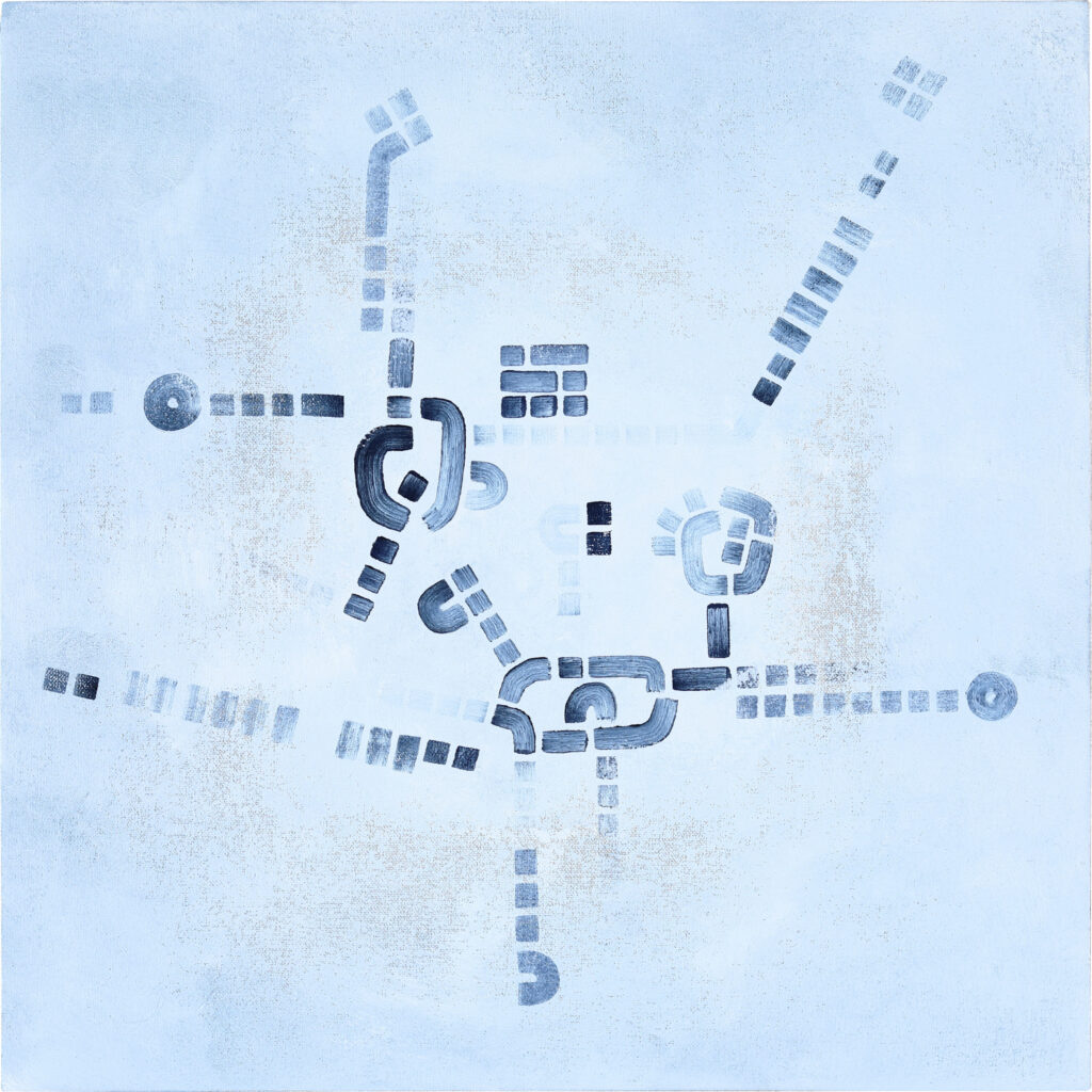 Paul Michael Graves, "Fig. CXXIX," oil on canvas