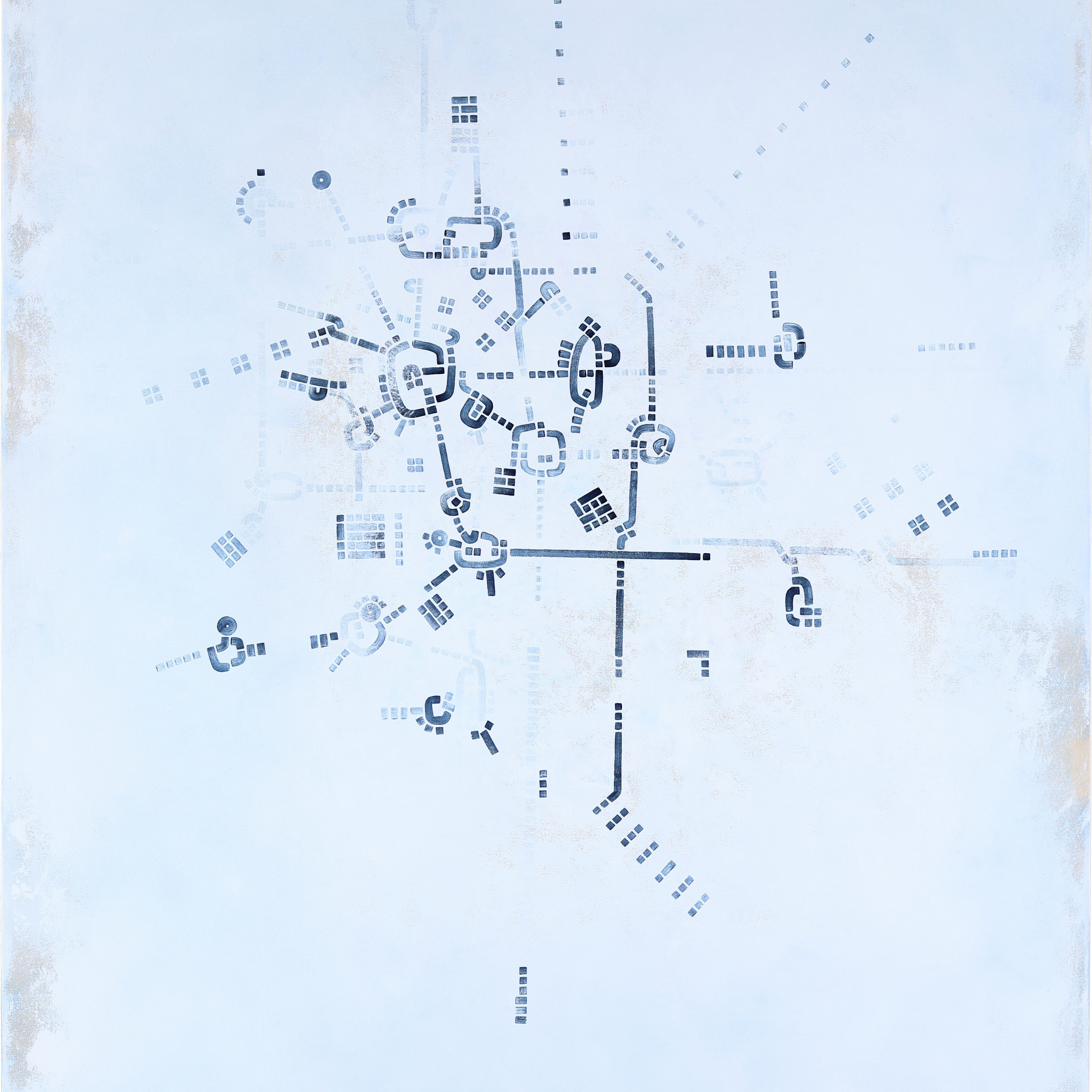 Paul Michael Graves, "Fig. CXXVI," oil on canvas