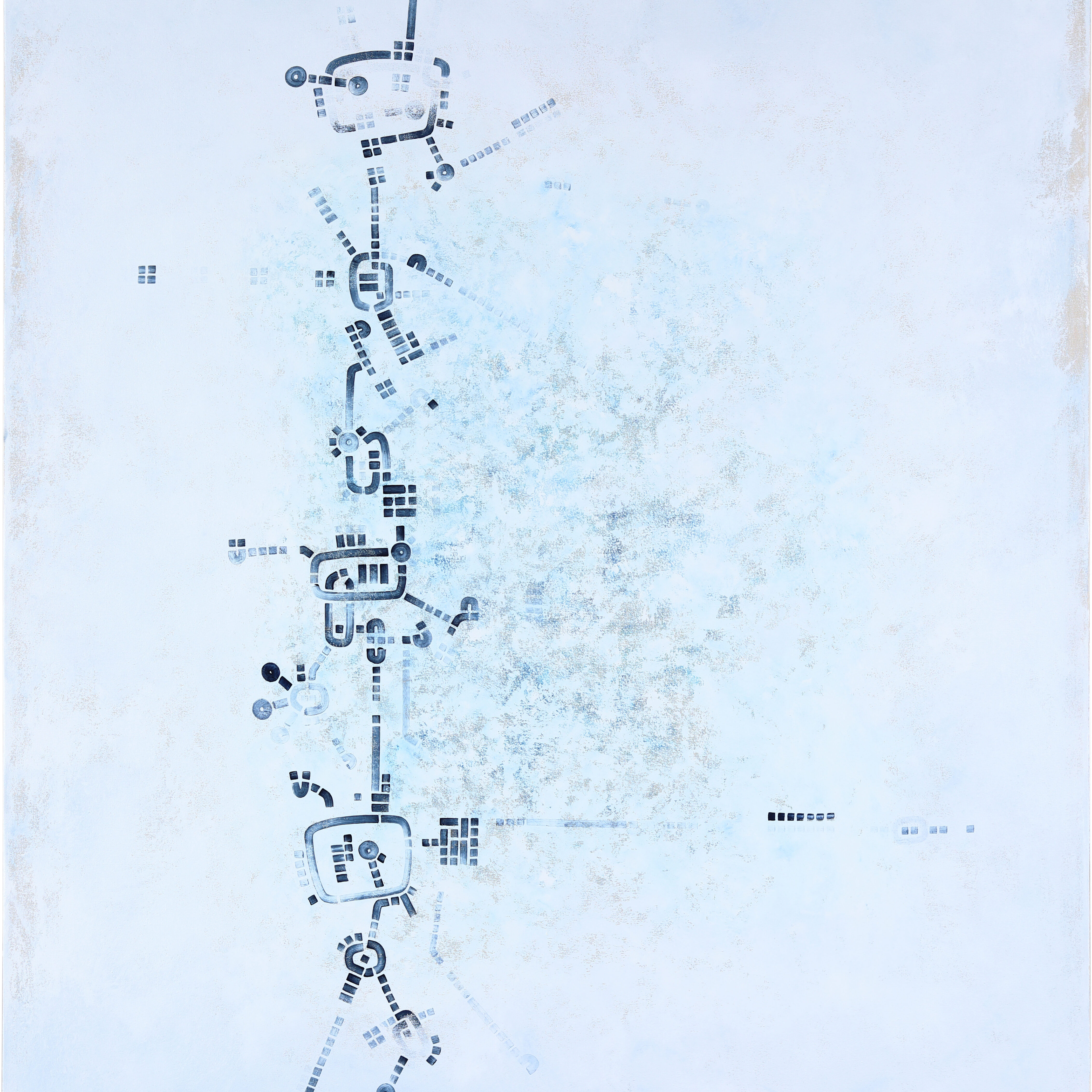 Paul Michael Graves, "Fig. CXXVIII," oil on canvas