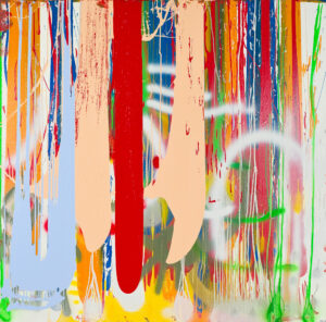 Michael Filan, "From Start to Finish," enamel on canvas