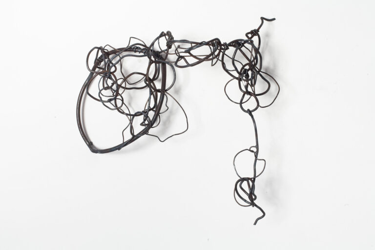 Rebecca Welz, "Swinging," welded steel