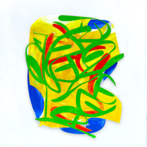Hugh O'Donnell, "Calyx Series 20," acrylic on paper