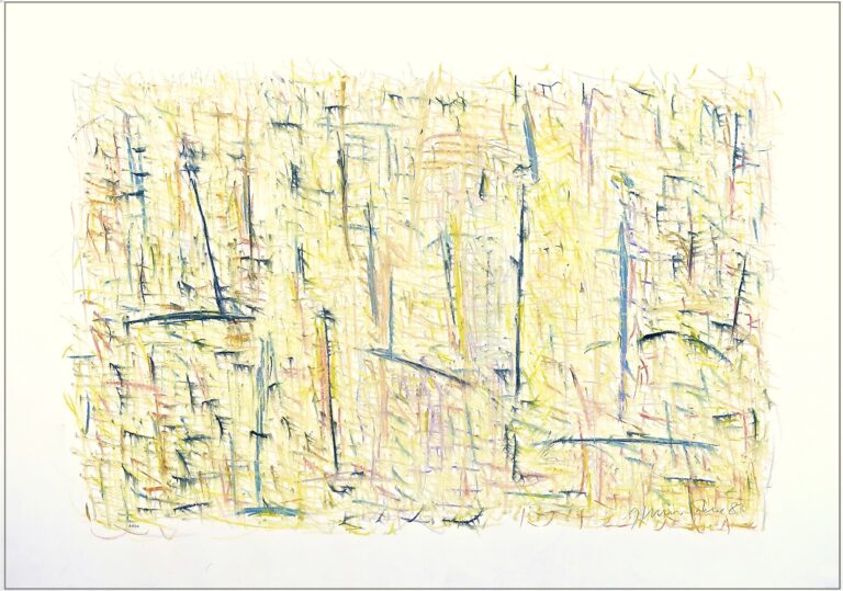 Gunnar Theel, "D138A," pastel on paper