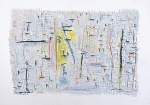 Gunnar Theel, "D138B," pastel on paper