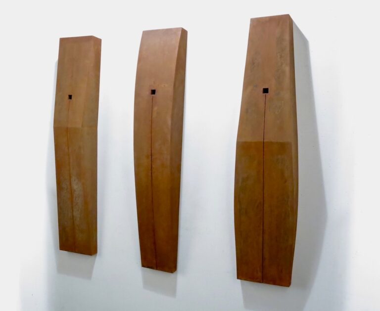 Gunnar Theel, "S.126ABC Drei," welded steel oxidized