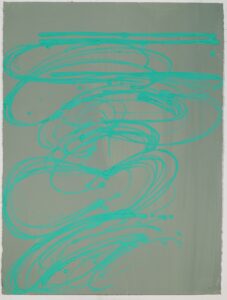 Jill Moser, "Borrowed Light 4," gouache on archival watercolor paper