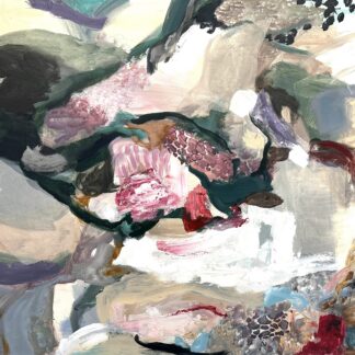 Claudia Mengel, "Breaking Open 3," multimedia on canvas