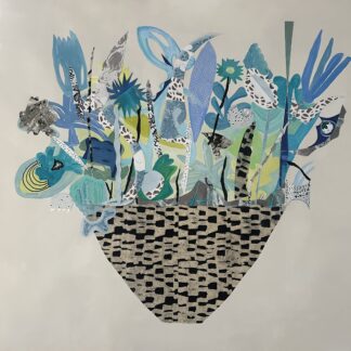 Mary Manning, "Spring Fever #2," mixed media works on paper