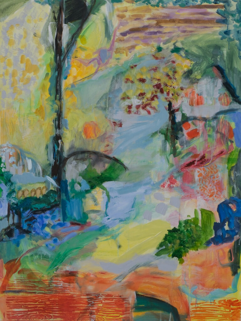 Claudia Mengel, "Thin Places," acrylic on canvas