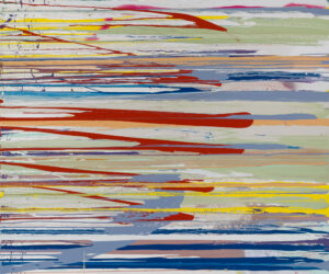 Michael Filan, "Heat of July," enamel on canvas