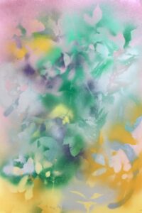 Thomas Libetti, "Foliage 2," acrylic and spray paint on paper