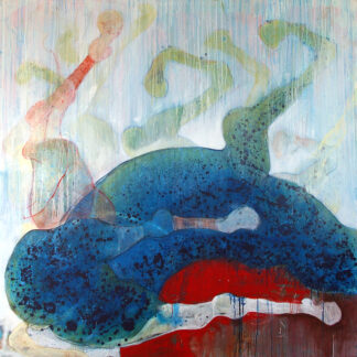 Michael Manning, "Calico's Disguise," acrylic and oil stick on canvas